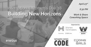 International Women's Day '18: Building New Horizons
